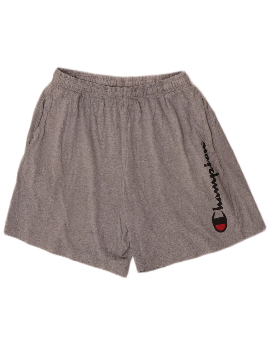 Champion Mens Graphic Regular Sport Shorts Small Grey Pamuk