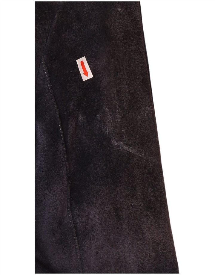 BIBA ženska jakna od brušene kože UK 16 velika tamnoplava