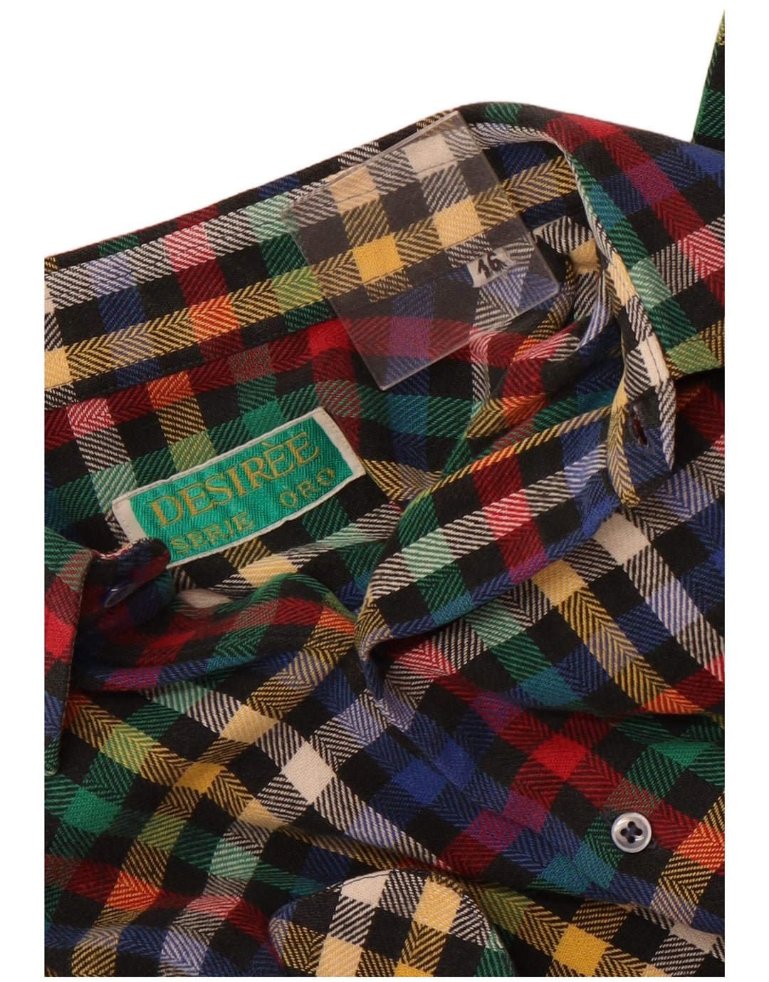 Desiree muška košulja od flanela, veličina 16, veliki šareni karo
