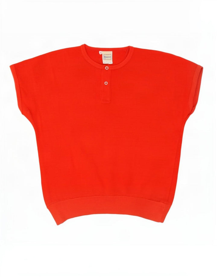 Fiorucci ženska majica kratkih rukava UK 10 Mala crvena pamuk