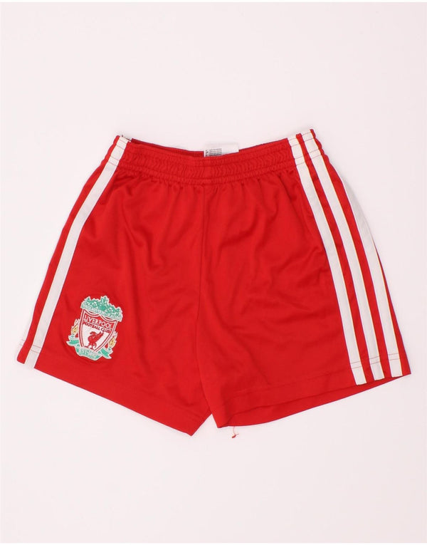 Adidas Boys Liverpool Graphic Sport Shorts 3-4 Years Red Poliester