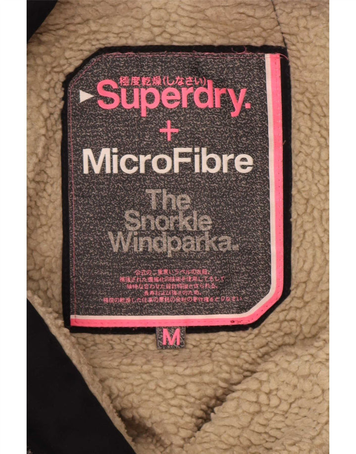 Superdry ženska jakna s kapuljačom Windparka UK 14 Srednja tamnoplava