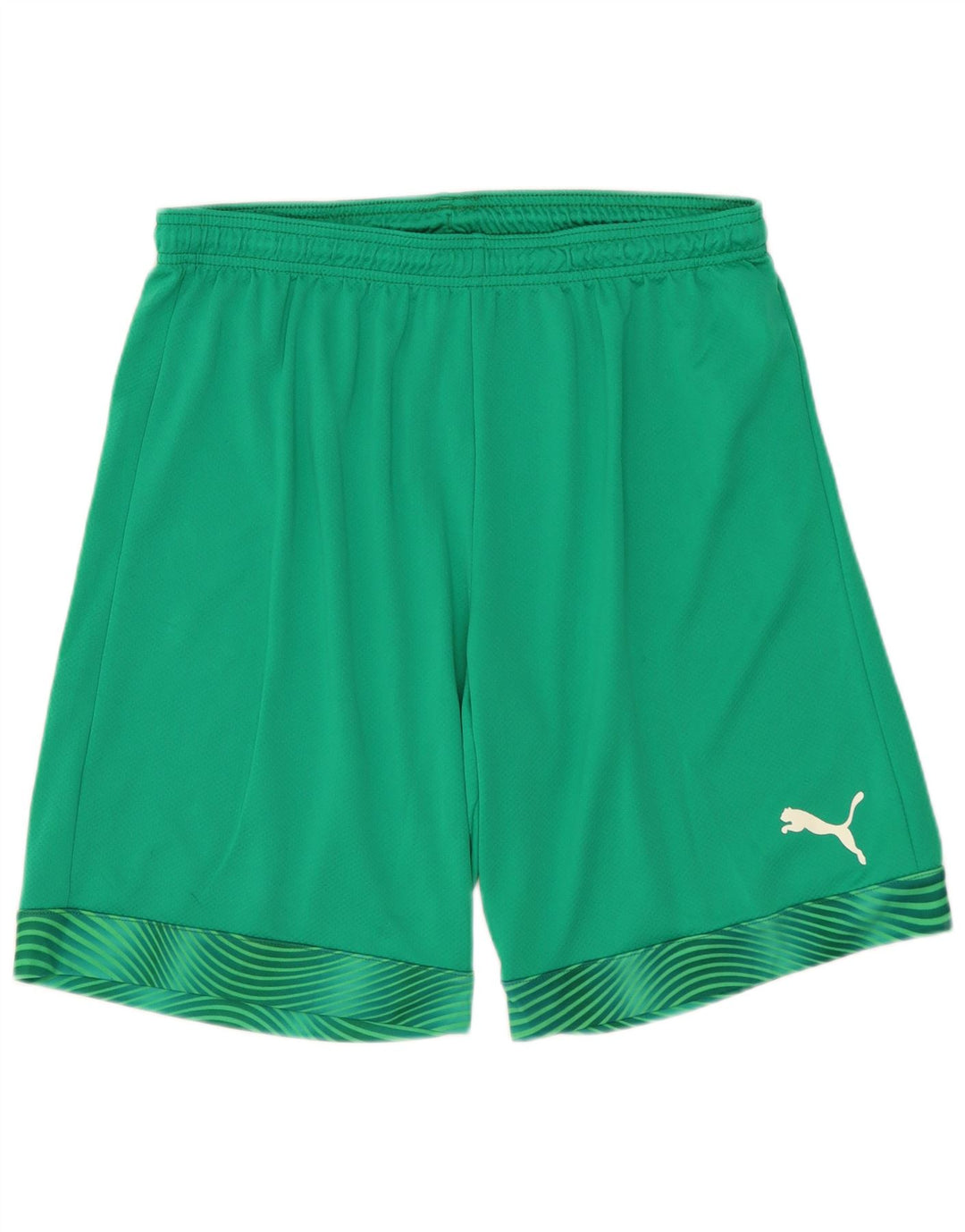 PUMA Sportske kratke hlače velikog zelenog geometrijskog poliestera