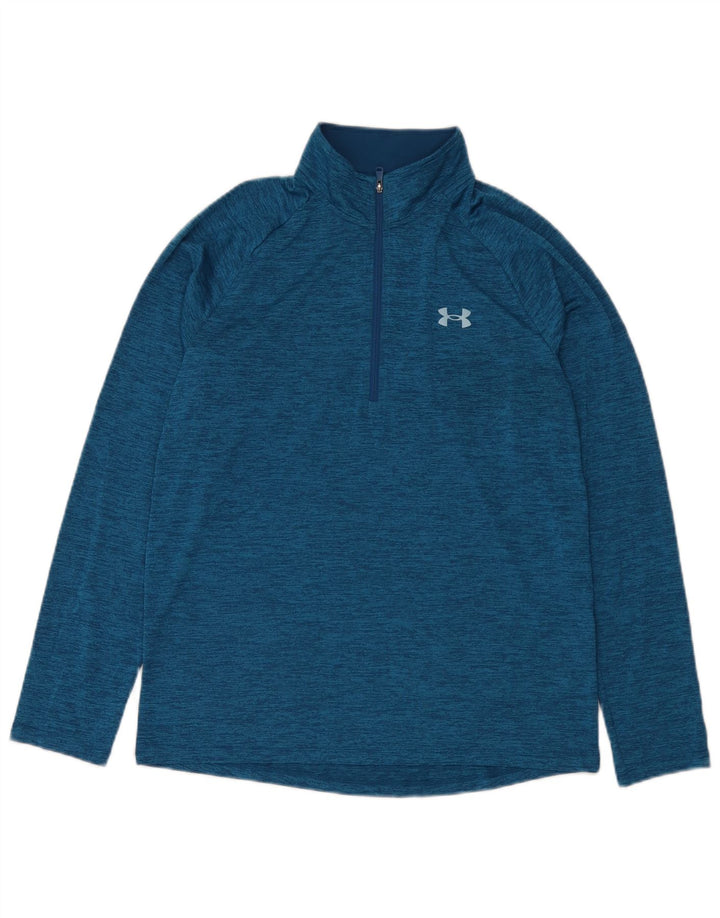 Under Armour muška majica s izrezom i trenirkom, srednje plava s pjegama