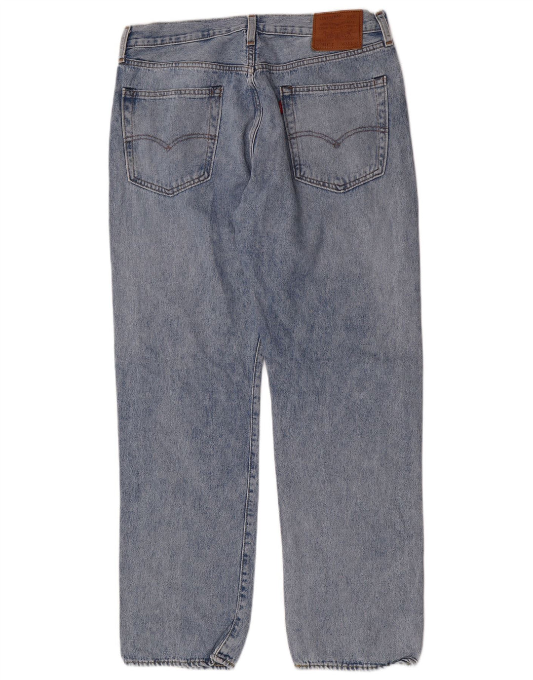 Levi's muške ravne traperice W34 L32 plavi pamuk