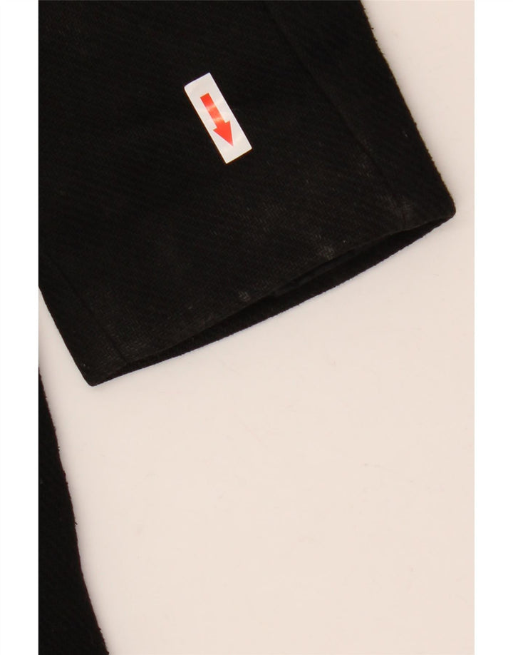 Marks & Spencer ženski duffle kaput s kapuljačom UK 12 srednji crni poliester