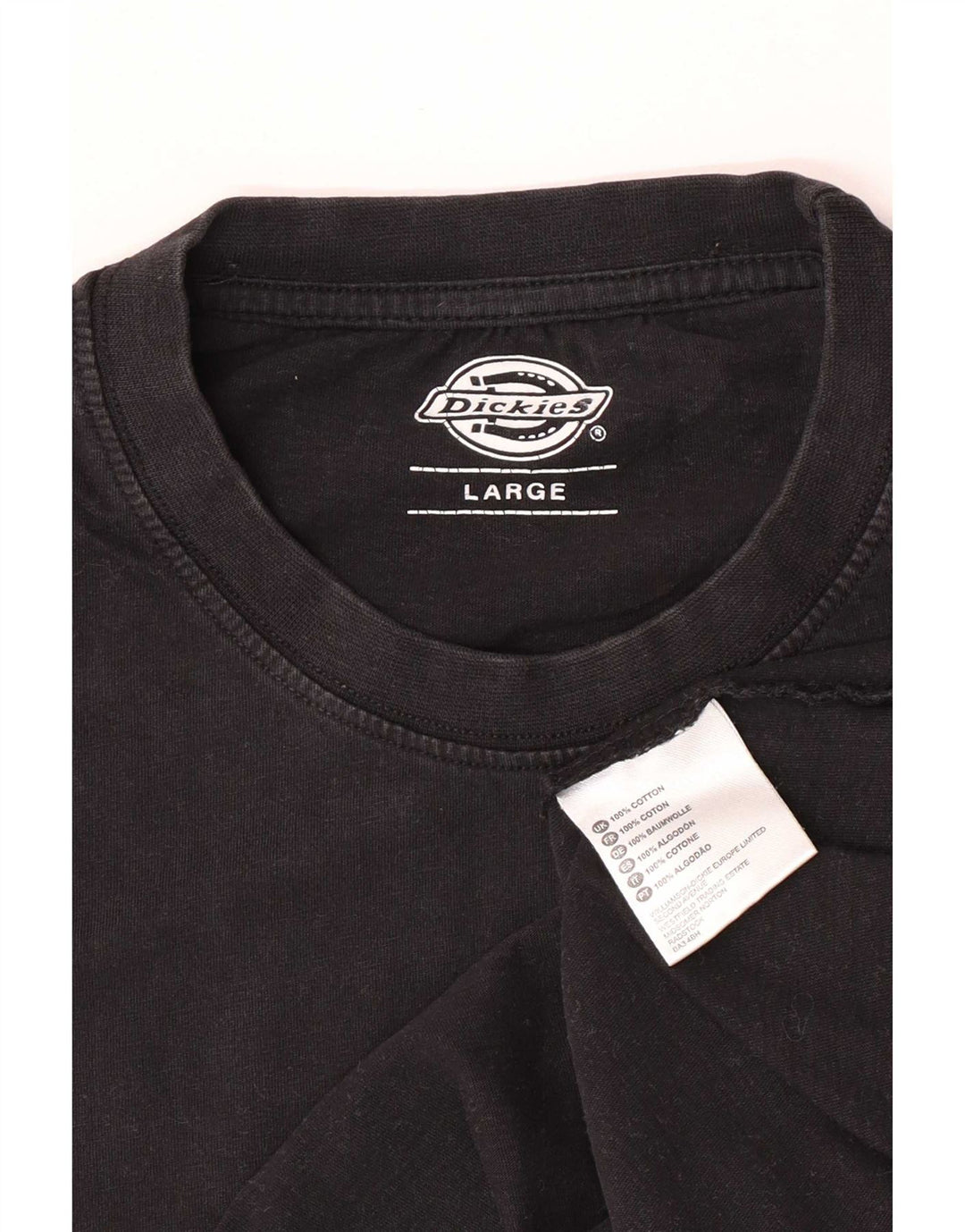 Velika muška majica Dickies, crni pamuk