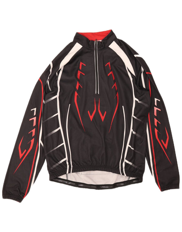 CRANE Muška majica s izrezom i trenirkom IT 52 Large Black Geometric