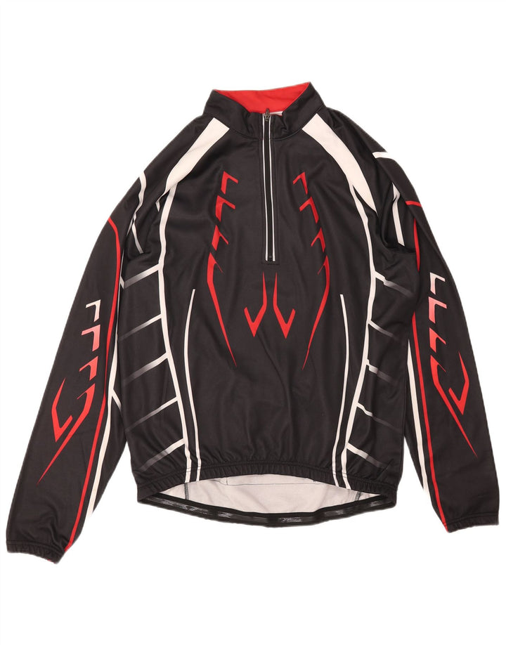 CRANE Muška majica s izrezom i trenirkom IT 52 Large Black Geometric