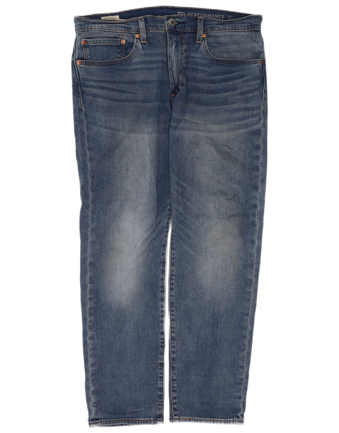 Levi's muške 502 ravne traperice W34 L30 plavi pamuk
