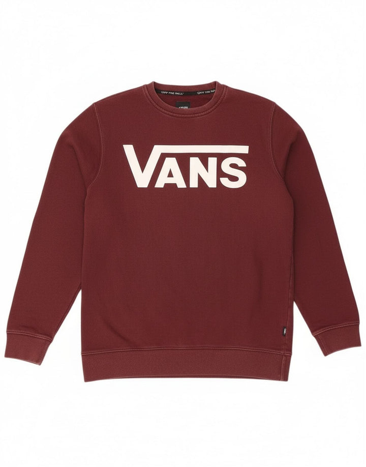 Vans muška majica s grafičkim motivima, mali bordo pamuk