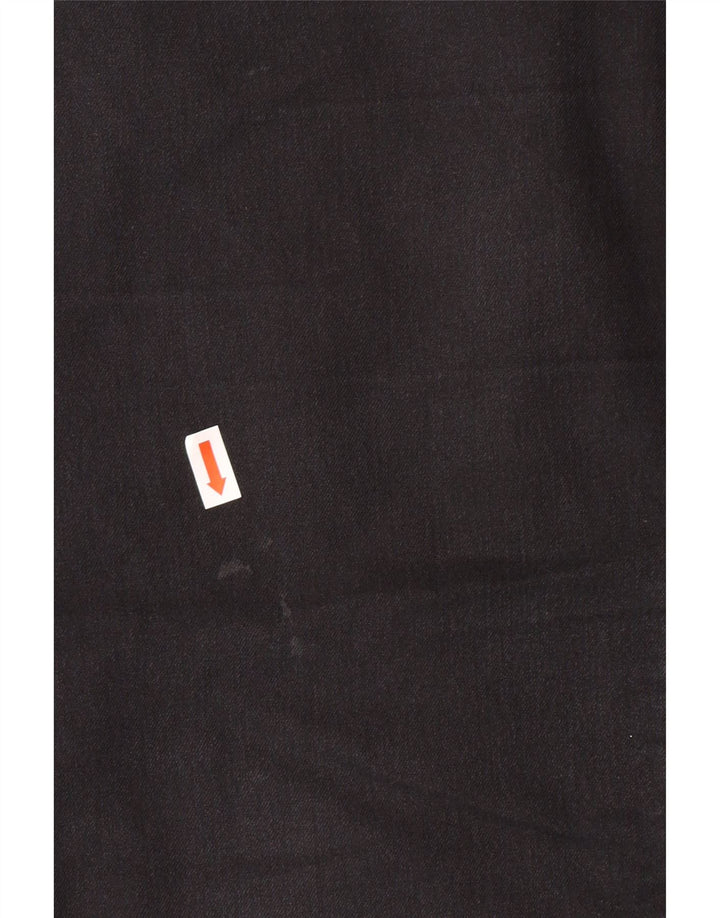 ARMANI Ženske sužene traperice W29 L27 crni pamuk