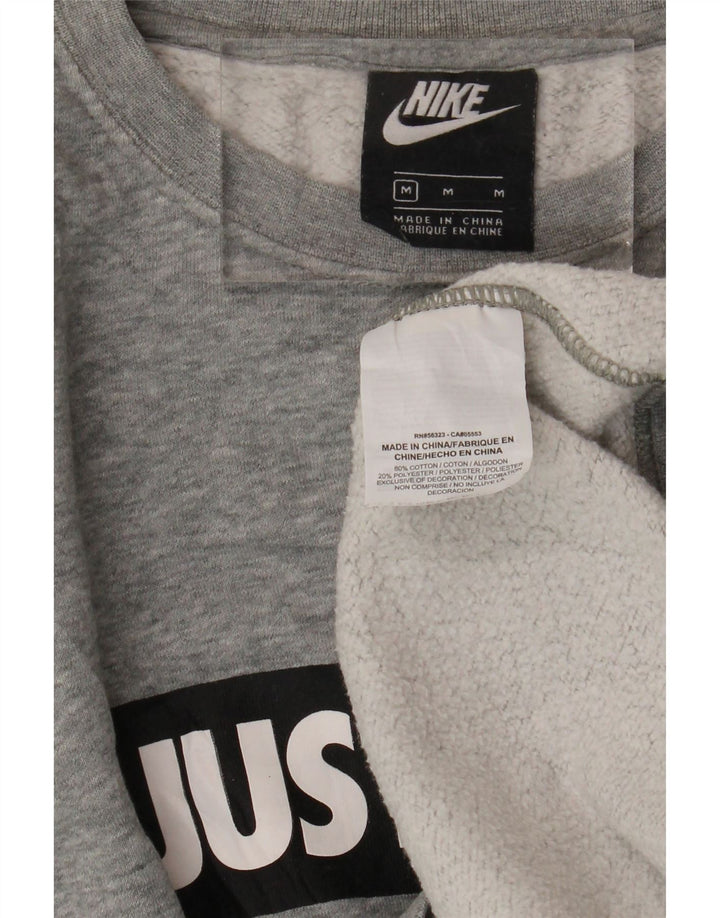 Nike muški džemper s grafičkim motivima, srednje sivi flekasti pamuk