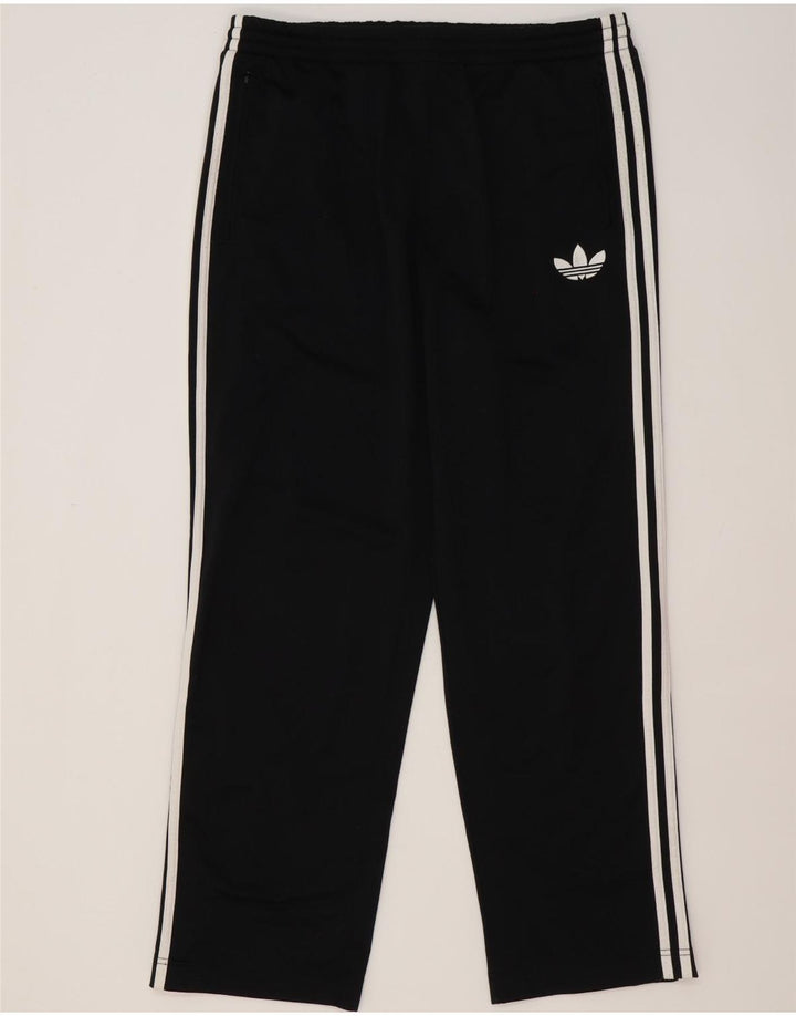 Adidas muške hlače od trenirke velike crne poliesterske