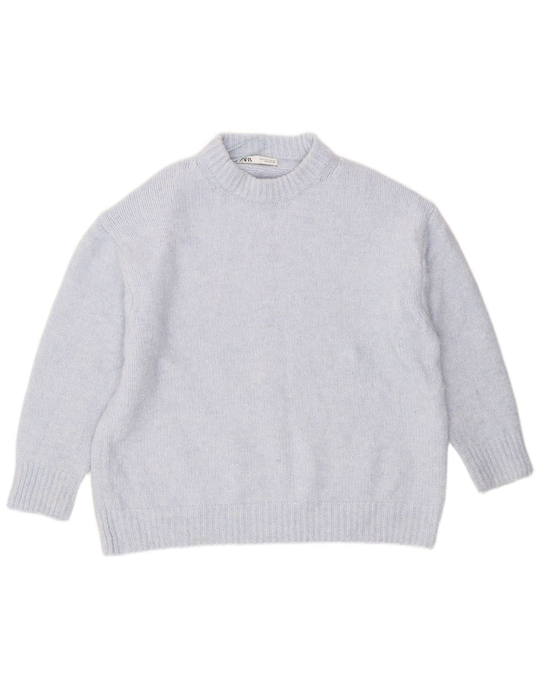 Zara ženski pulover s okruglim izrezom UK 16 Large Blue