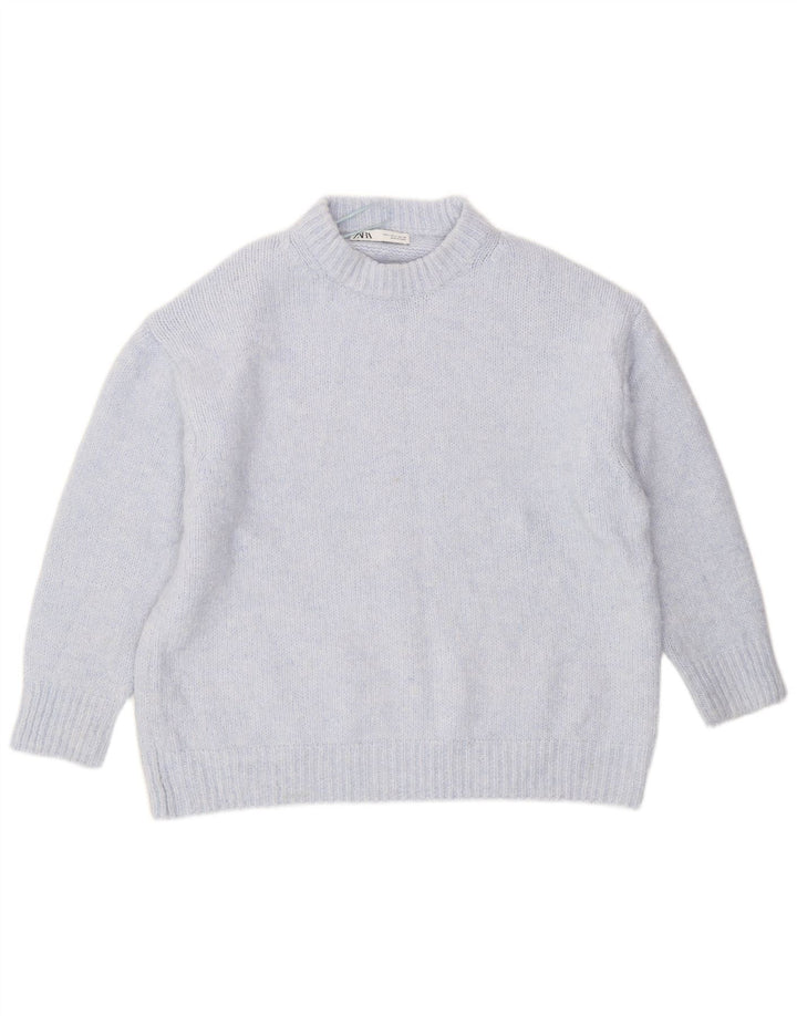 Zara ženski pulover s okruglim izrezom UK 16 Large Blue