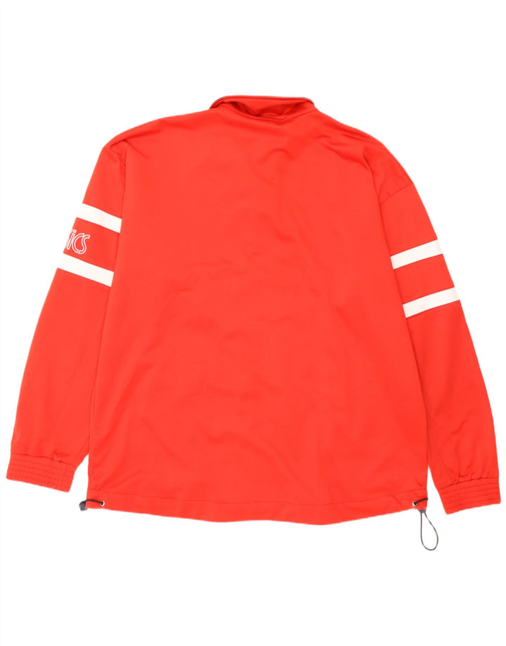 Asics muška trenirka Graphic Gornja jakna XL od crvenog poliestera