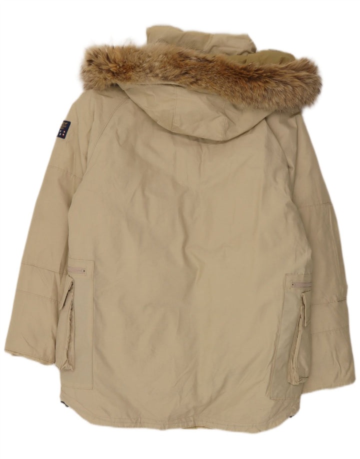 Woolrich muški podstavljeni kaput s kapuljačom UK 36 Small Beige