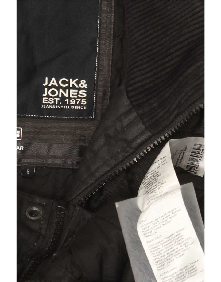 Jack & Jones muška pomoćna jakna UK 36 Mala crna pamuk