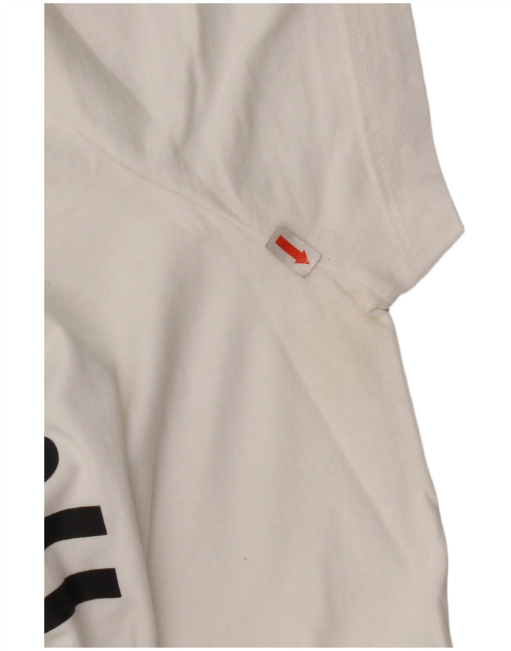 ADIDAS Ženska majica kratkih rukava s grafičkim motivima UK 16/18 Veliki bijeli pamuk