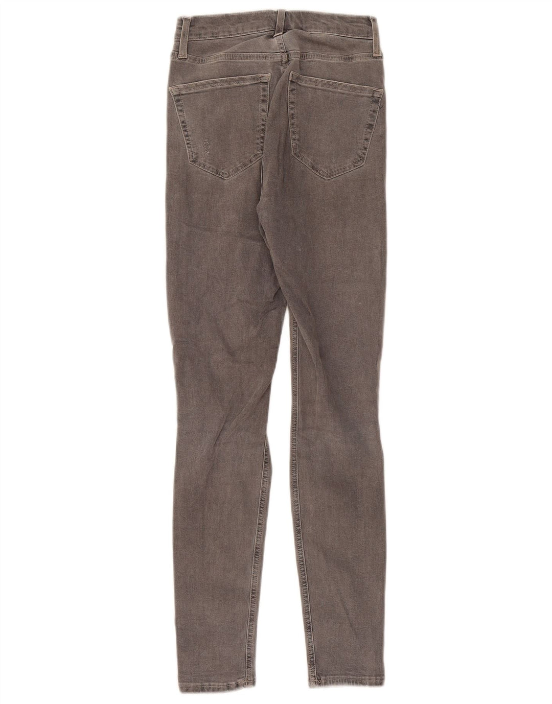 TOPSHOP Ženske uske traperice s oskudima W26 L27 Sivi pamuk