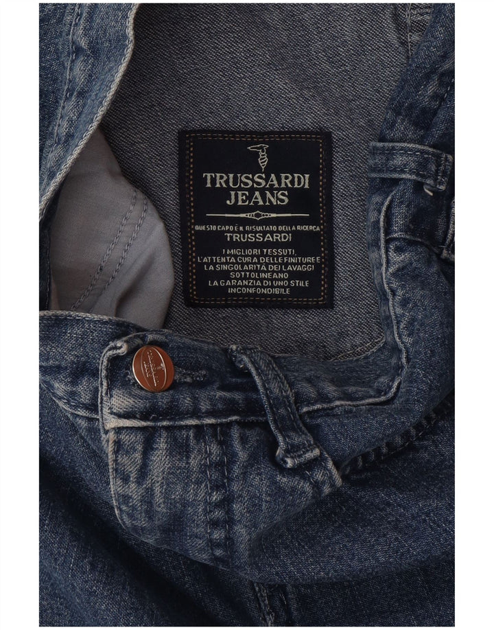 Trussardi ženska traper suknja W26 mala plava