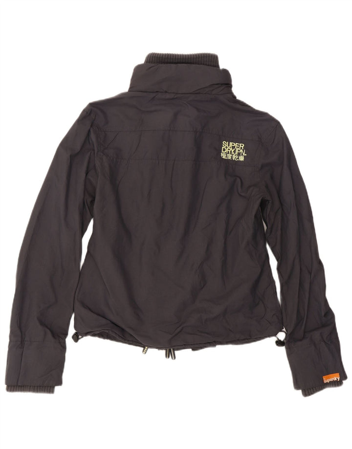 SUPERDRY ženska jakna vjetrovka UK 16 Veliki sivi najlon