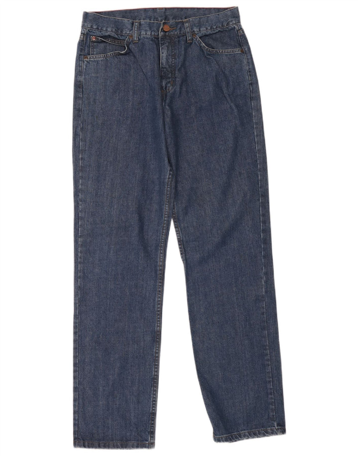 Wrangler muške ravne traperice W34 L33 plavi pamuk
