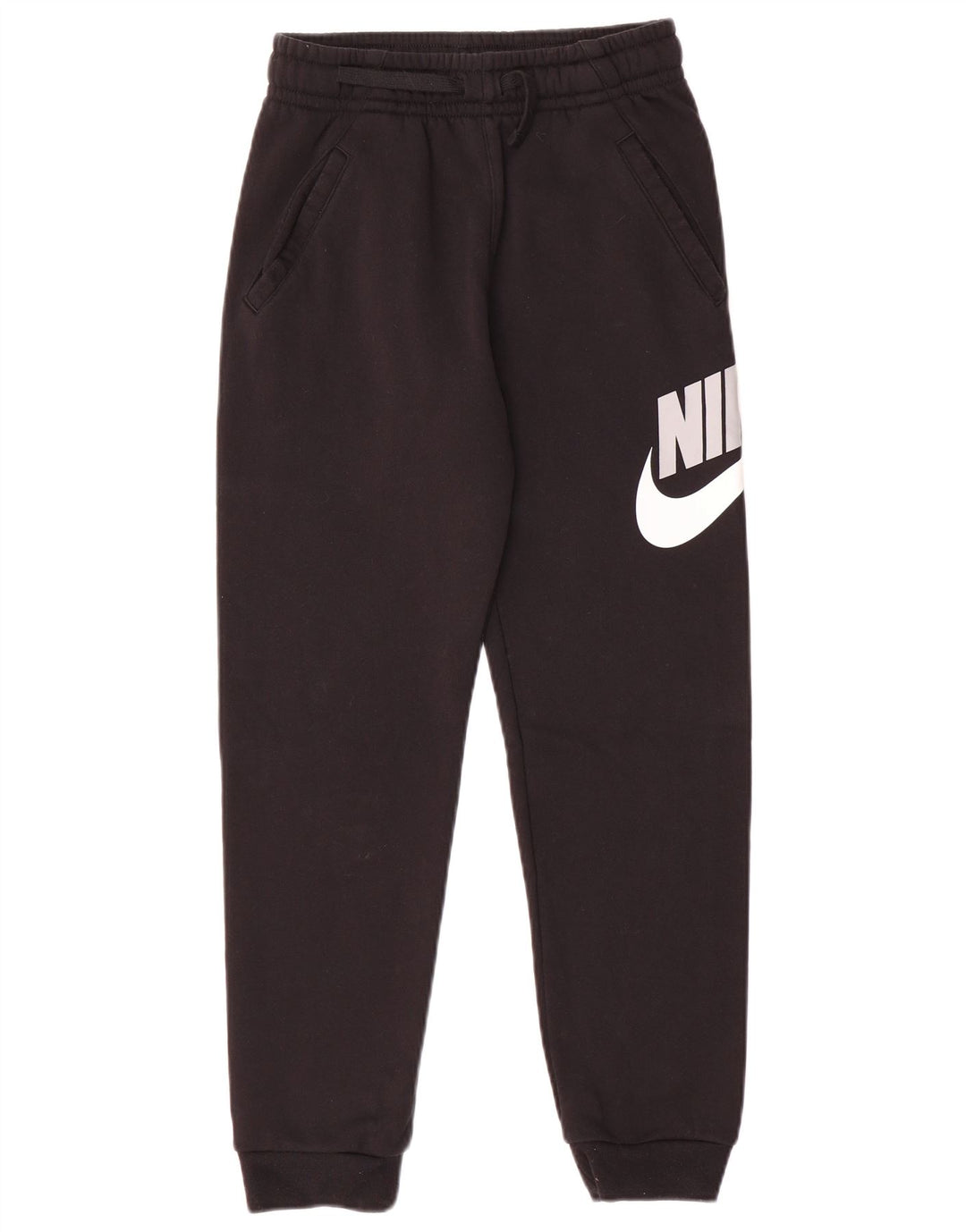 NIKE Boys Graphic Trenirka Hlače Joggers 12-13 Years Large Black