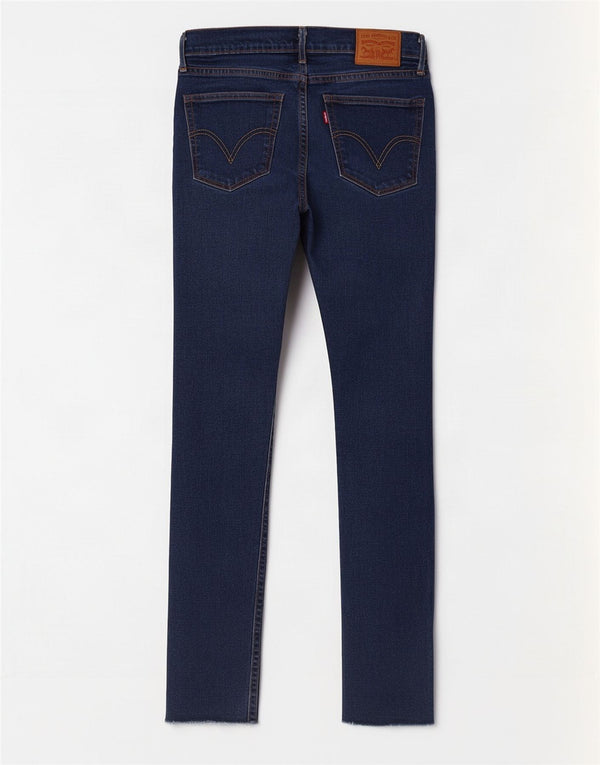 Levi's ženske uske traperice W28 L29 tamnoplavi pamuk