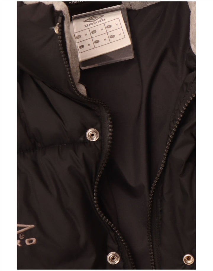 Umbro muška podstavljena jakna UK 38 Srednji crni najlon