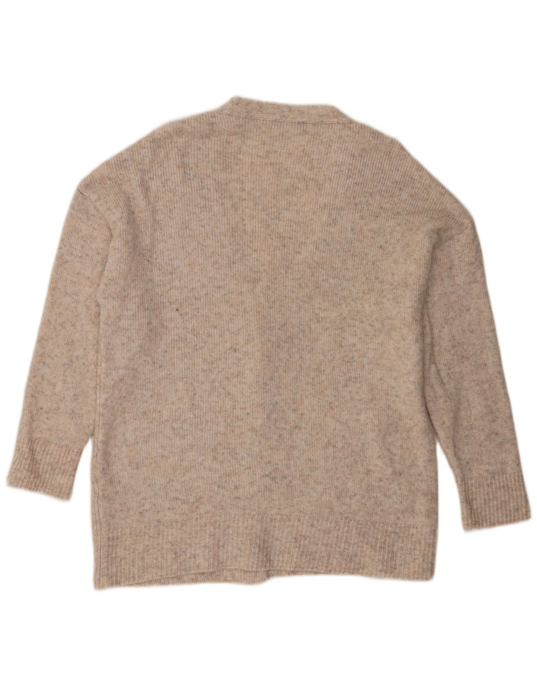 Marks & Spencer ženski prekomjerni džemper UK 16 Large Beige