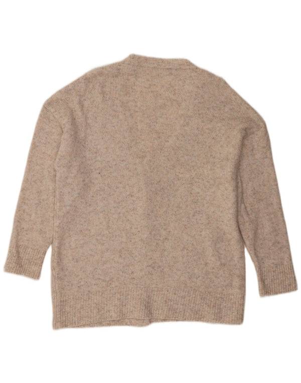 Marks & Spencer ženski prekomjerni džemper UK 16 Large Beige