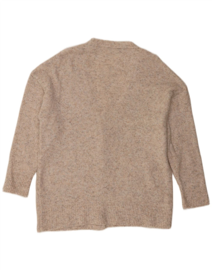 Marks & Spencer ženski prekomjerni džemper UK 16 Large Beige
