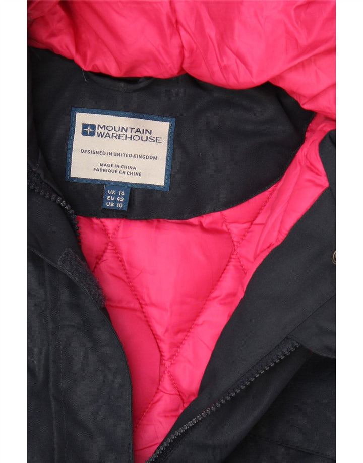 MOUNTAIN WAREHOUSE Ženska parka jakna s kapuljačom UK 14 Large tamnoplava