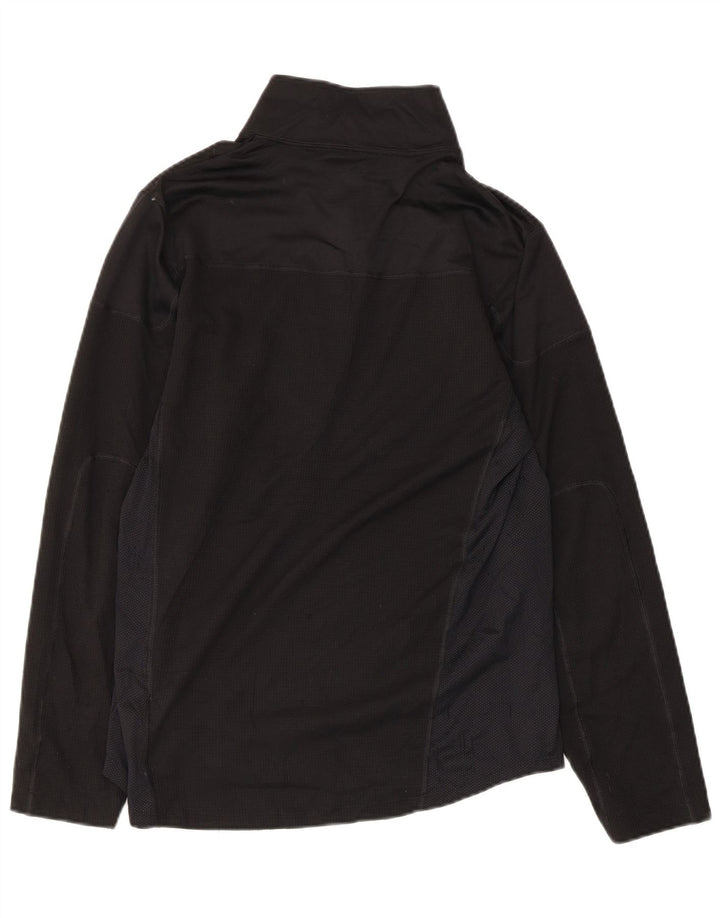EDDIE BAUER Ženska trenirka s patentnim izrezom Top UK 10 Small Black