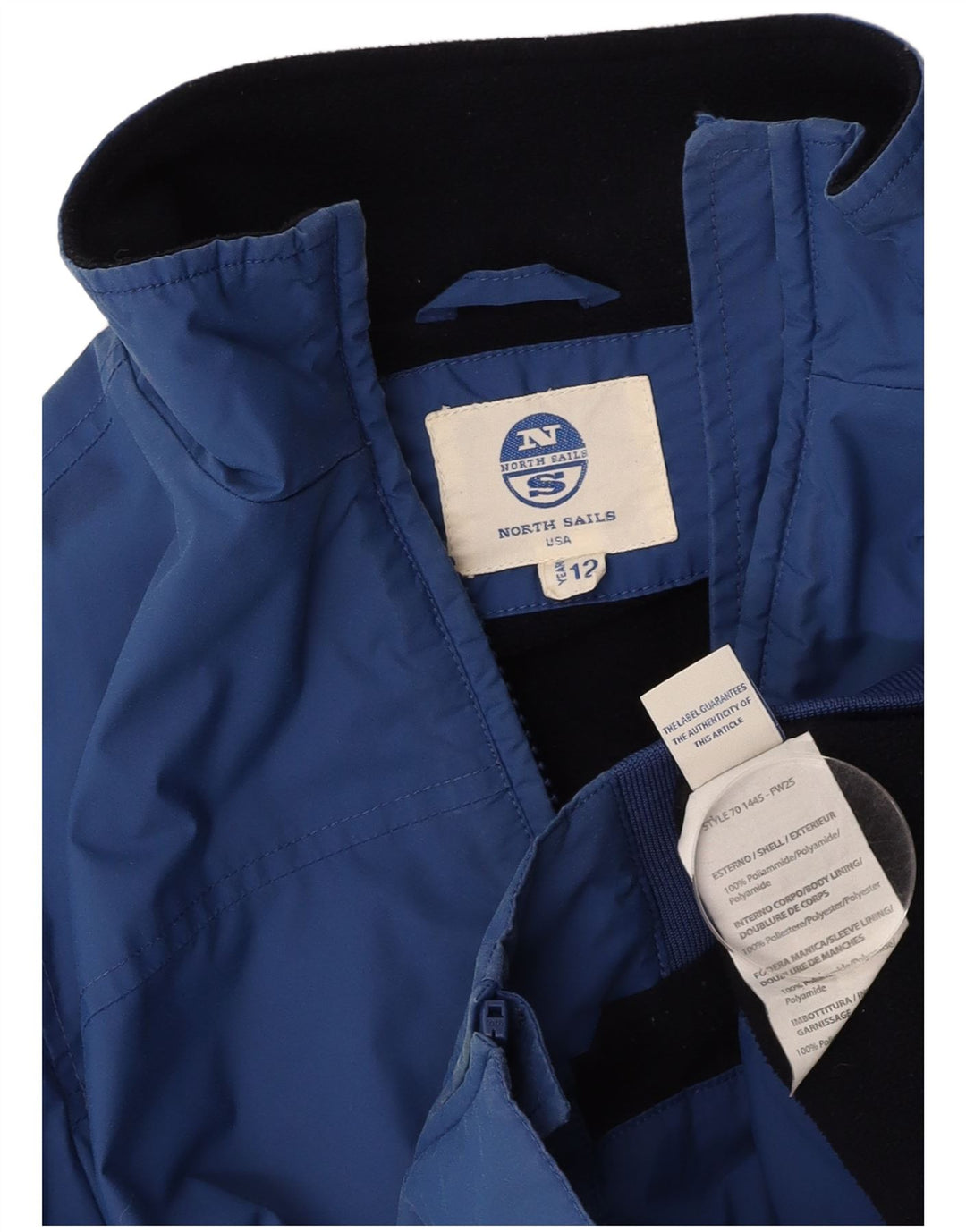 NORTH SAILS Bomber jakna za dječake 11-12 godina od plavog poliamida