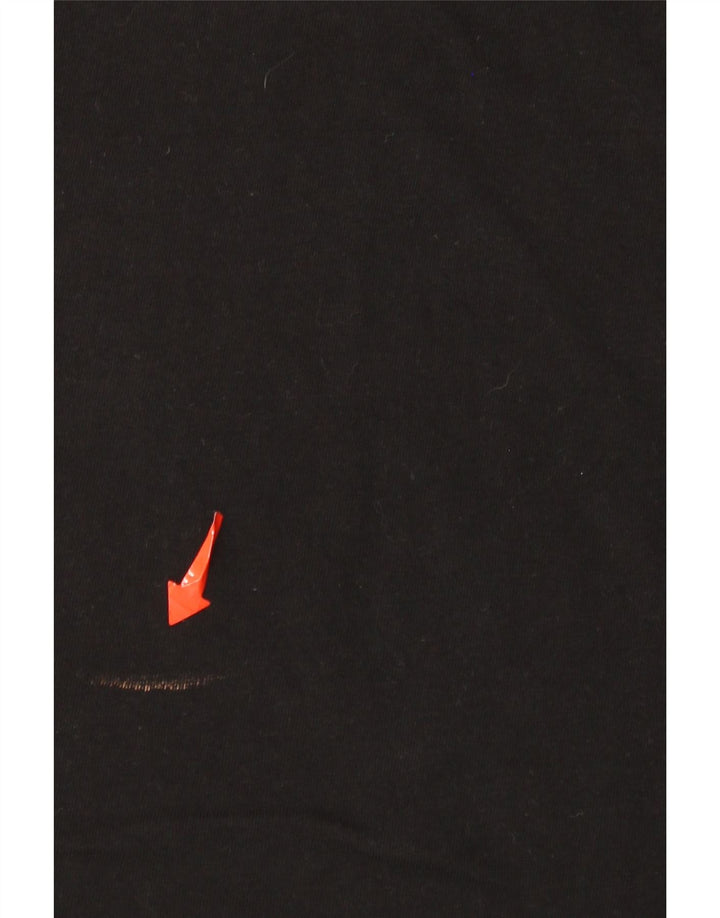 Kappa ženska majica kratkih rukava s grafičkim motivima UK 14 srednje crni pamuk