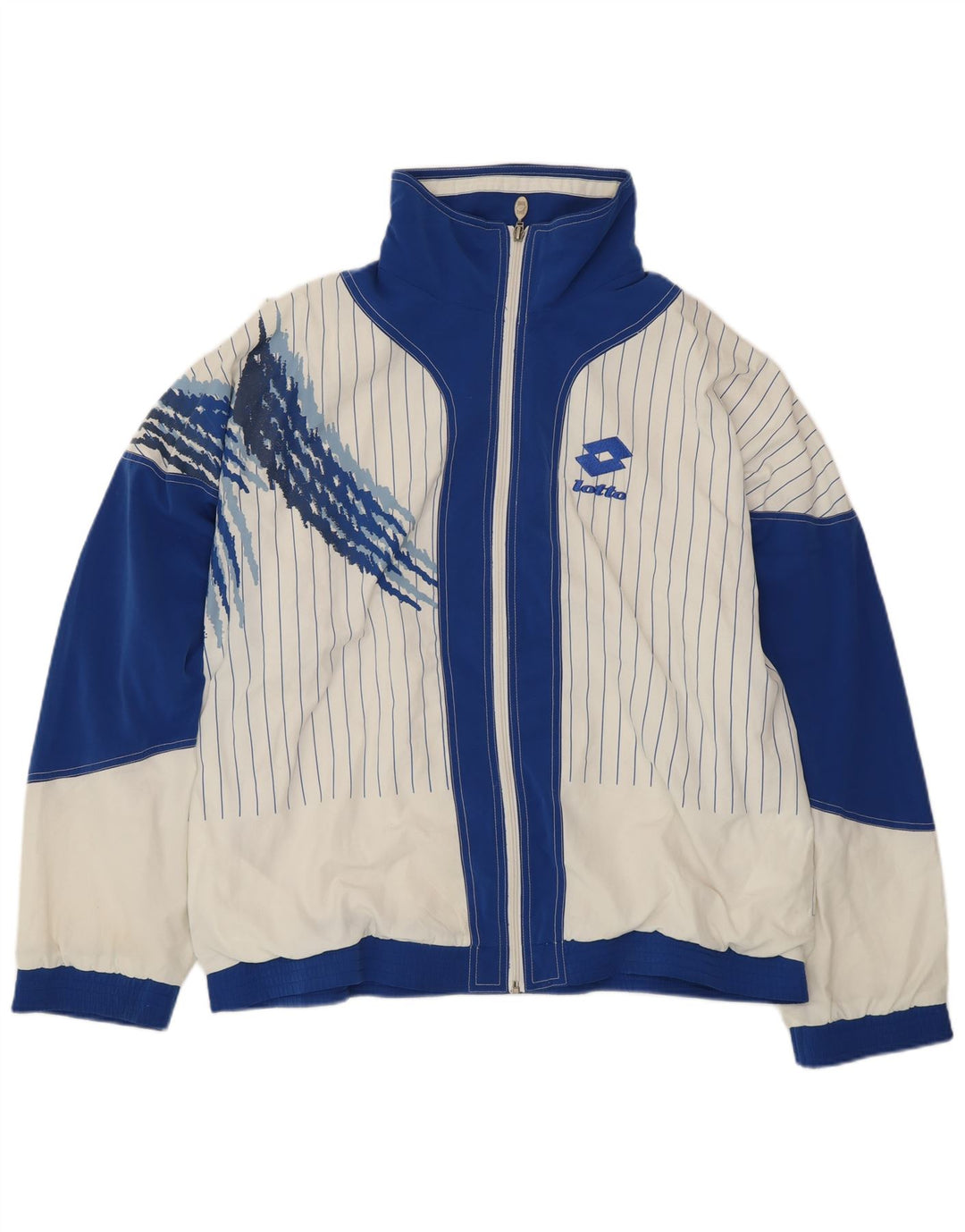 LOTTO muška trenirka s grafičkim motivima, gornja jakna UK 42/44 XL, bijela boja