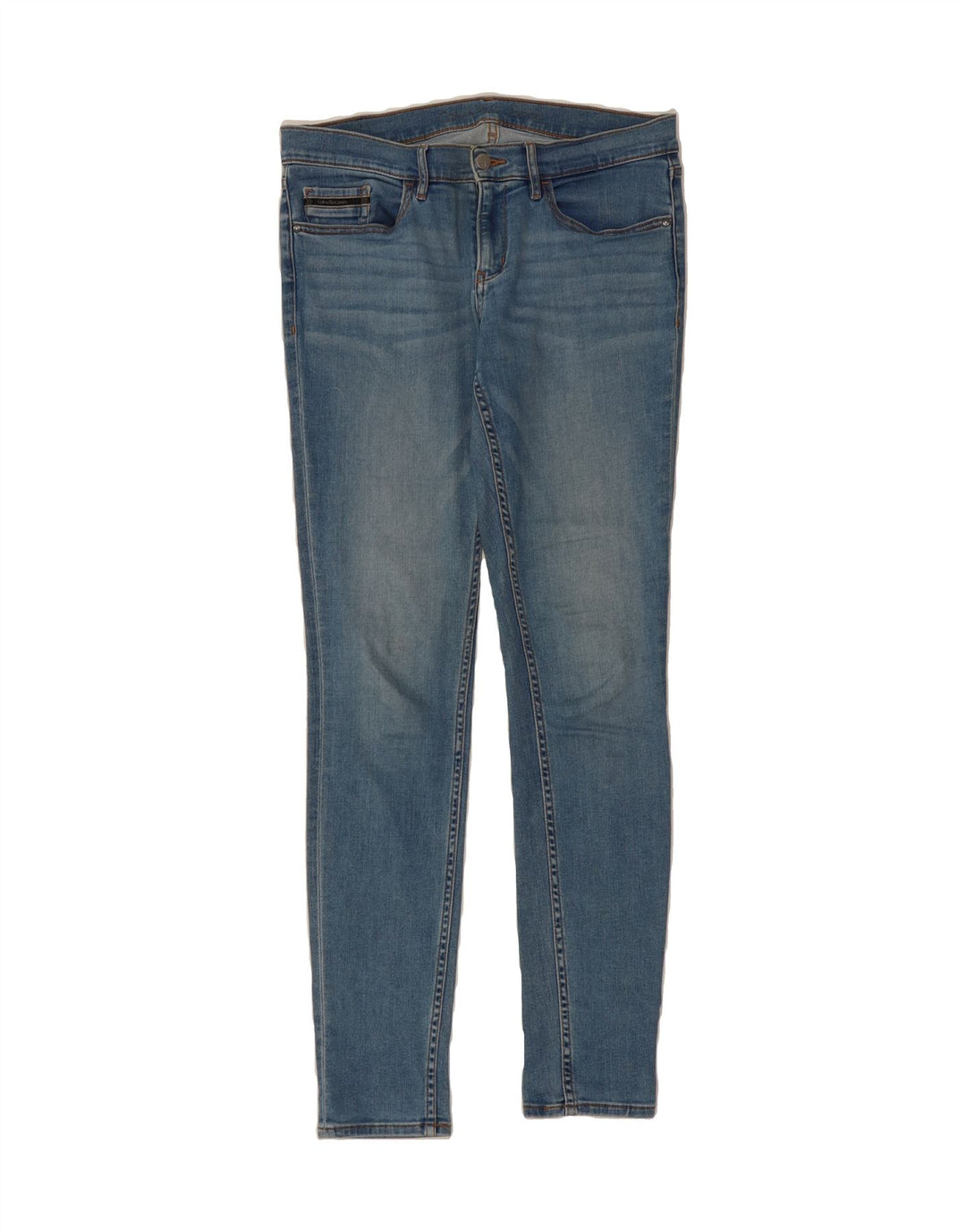 CALVIN KLEIN Womens Skinny Jeans W32 L32  Blue Vintage Calvin Klein and Second-Hand Calvin Klein from Messina Hembry 