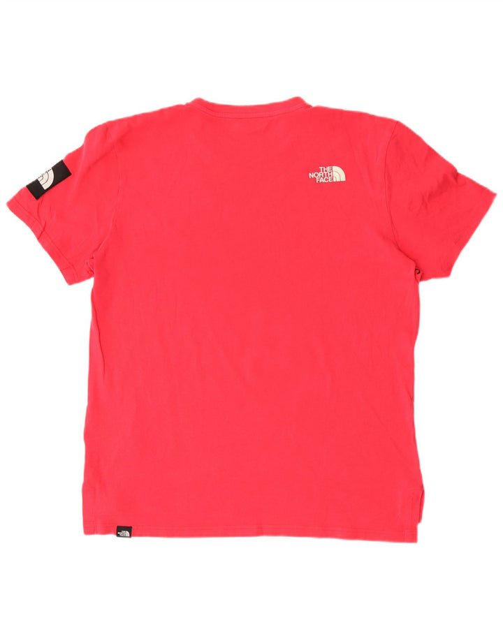 The North Face muška majica kratkih rukava Srednje ružičasti pamuk
