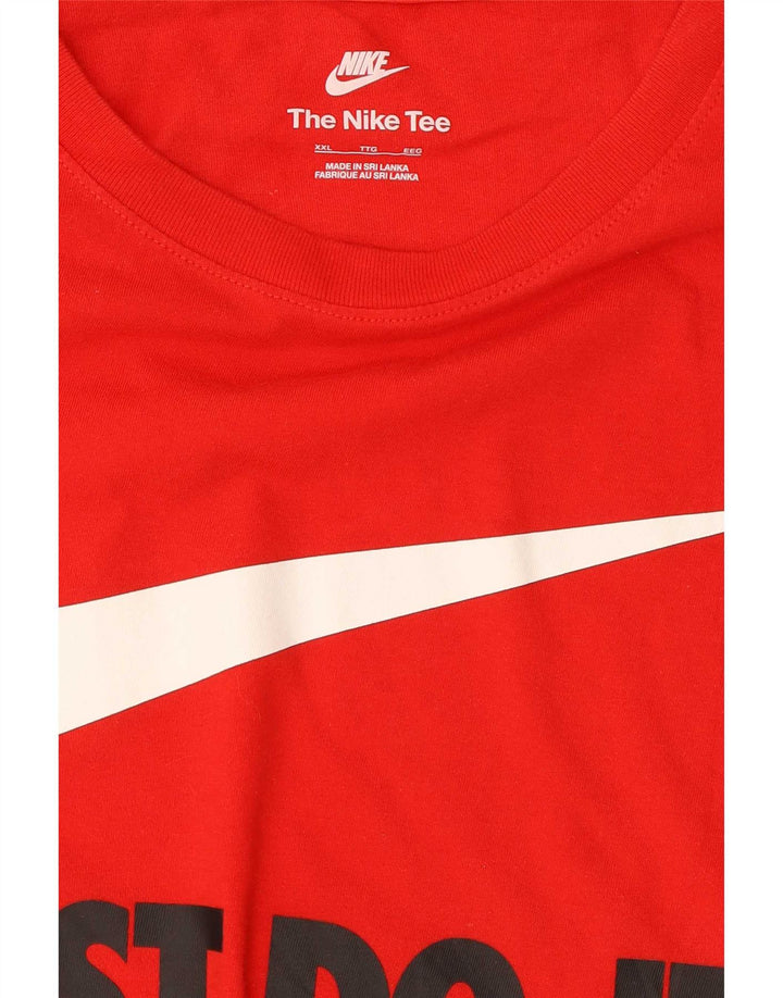Nike muška majica s grafičkim motivima 2XL crvena