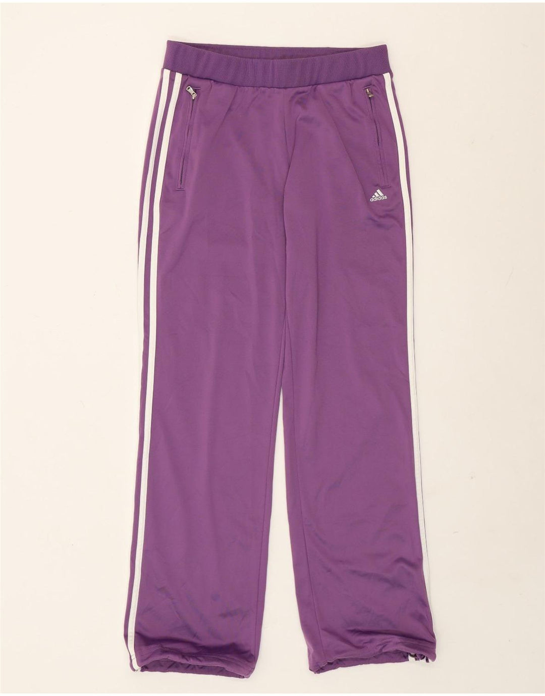 Adidas ženske hlače za trenirku UK 14 Srednje ljubičasti poliester
