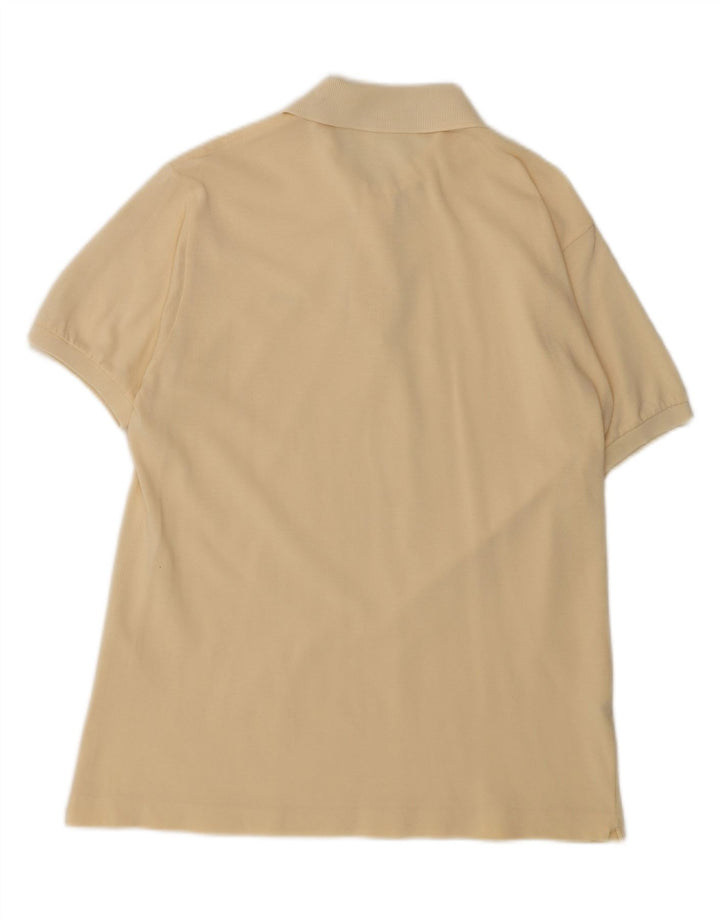 Lacoste muška polo majica standardnog kroja, veličina 4, srednje žuta pamučna klasična