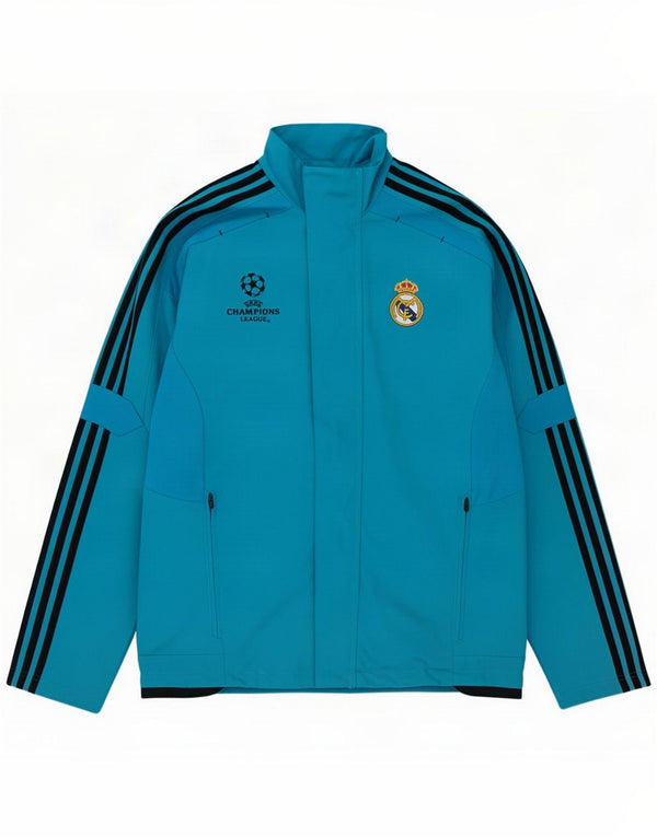 Adidas Boys Real Madrid trenirka gornja jakna 15-16 godina plava poliester