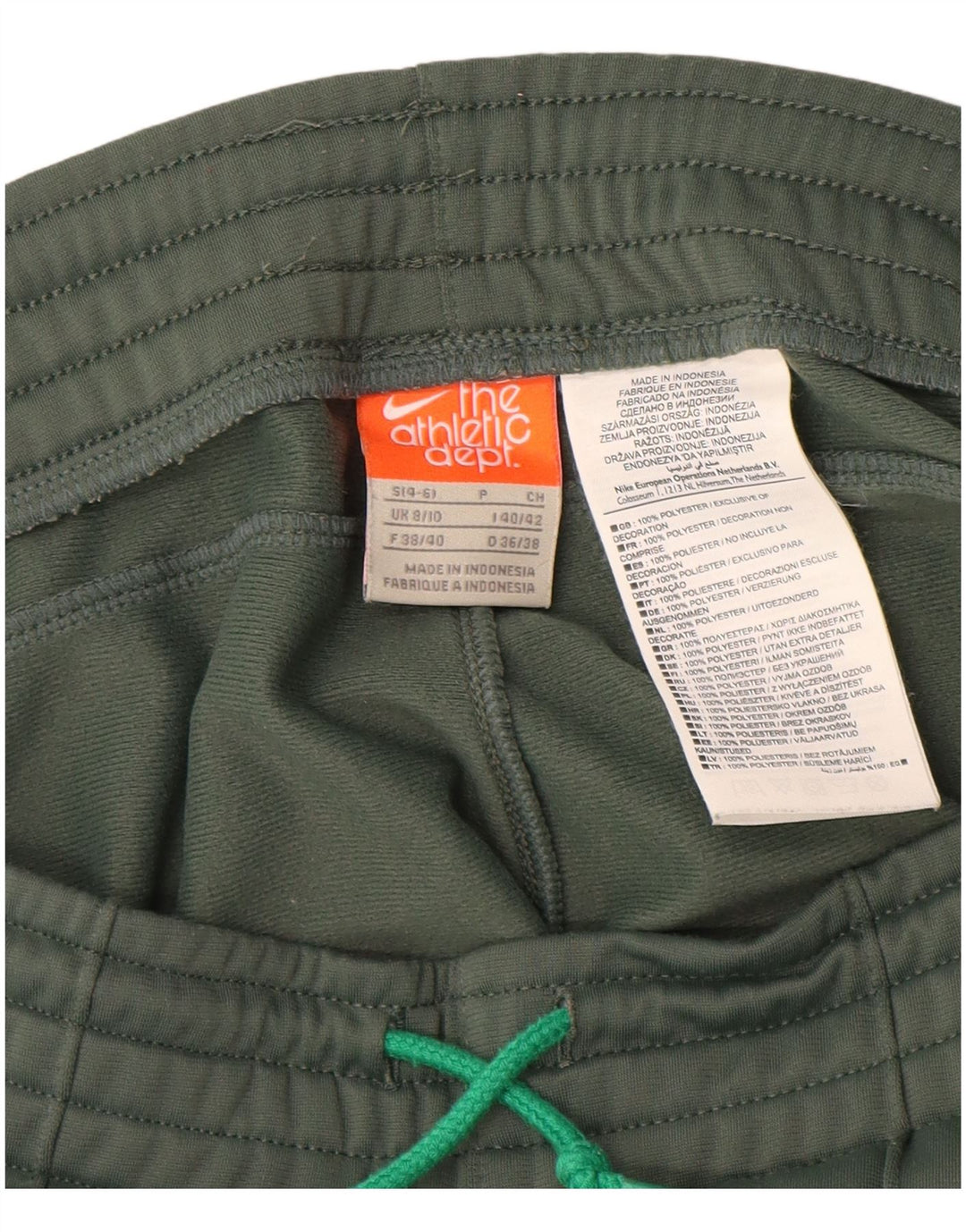 Nike ženske hlače za trenirku UK 8/10 mali kaki poliester