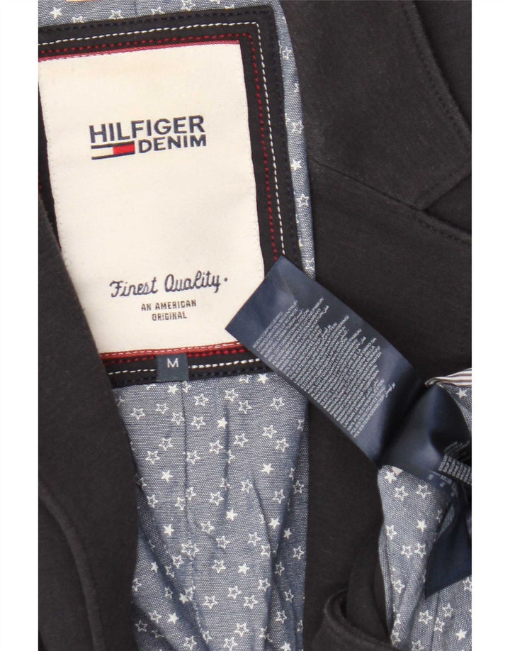 Tommy Hilfiger Ženska jakna s jednim gumbom UK 12 Srednje tamnoplavi pamuk