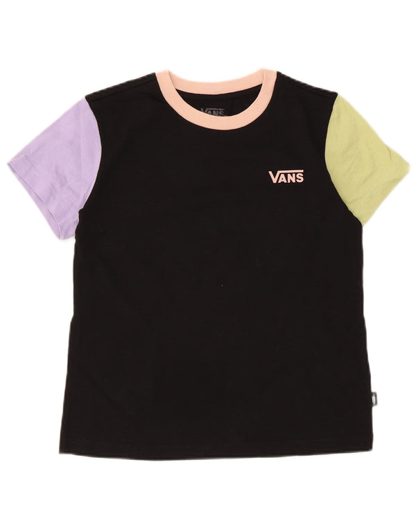 Vans Ženska majica kratkih rukava UK 6 XS Pamuk u crnoj boji