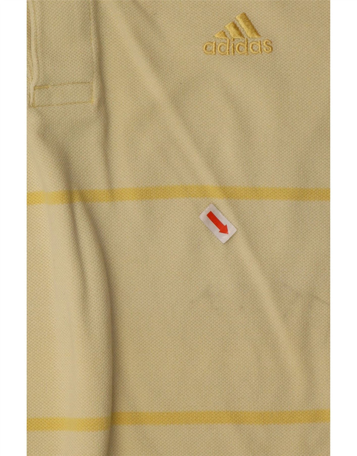 Adidas muška polo majica mala, pamuk na žute pruge