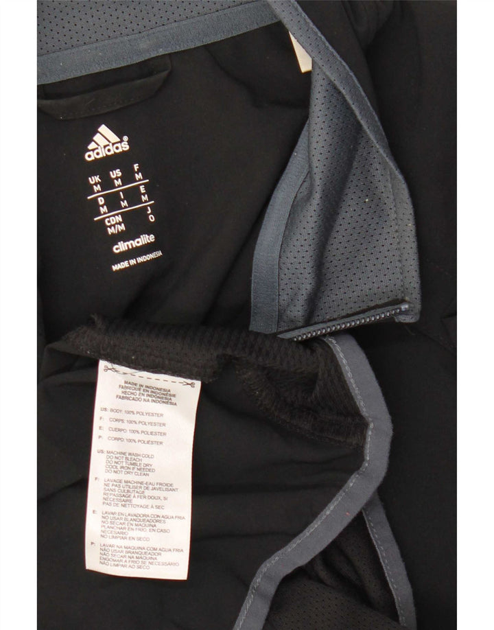 Adidas muška trenirka Climalite Gornja jakna srednje crne boje od poliestera